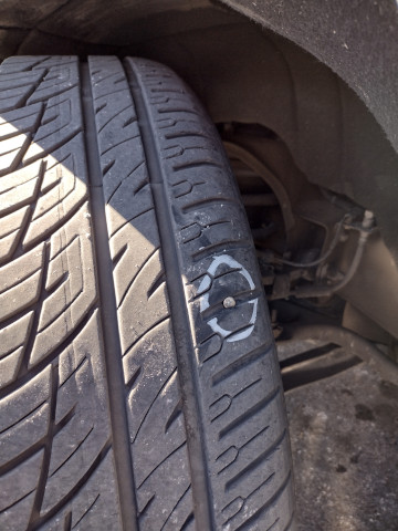 Nail in Tire